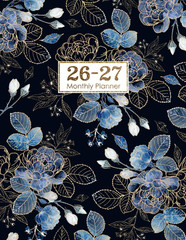 26-27 Monthly Planner: Plan for 2 Years from January 2026 to December 2027 with