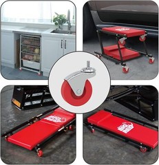 Swivel Caster Wheel Creeper Service Utility Cart Stool New