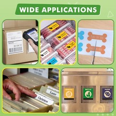Koala Full Sheet Shipping Labels 8.5×11 500 Full Page Labels for Laser Printers