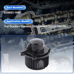 24V Blower Motor B30053-1000 For Doosan Excavator DX225LC DX140W B30053-1010