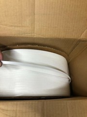 SIGNODE M09250WH8 Polypropylene Strapping 12,900ft 3/8 x 250 MPP White 8 x 8