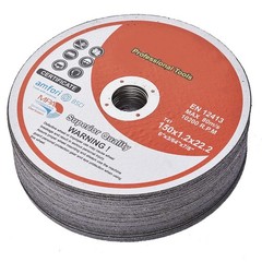 71878 100 Pack Cut Off Wheel 6 Inch x 0.045 Inch x 7/8 Inch Metal