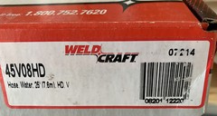 Miller Electric 45V08hd Water Hose Hd Vinyl 25 Ft (7.6M) Weld Craft