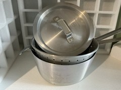 Update International ASP- Aluminum Fry Pot w/ Lid and Aluminum Perforated Basket