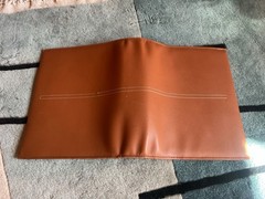 Vintage Franklin Covey Leather Planner Organizer 7 X 9 Ring Orange