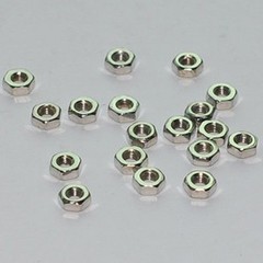 20 Pcs M3 Dia 3mm Hex Screw Nut Stainless Steel Nuts Good Quality DIY