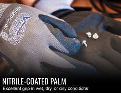 500NFT Tsunami Grip Nitrile Coated Work Gloves, Lightweight Seamless General-…