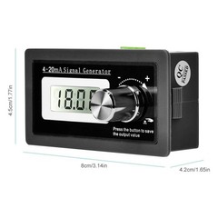 4-20mA Signal Generator, 3-21mA Adjustable High Precision DC Current Analog S…