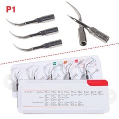 5pcs Dental Ultrasonic Scaler Tips Scaling Perio P1 Fit EMS Woodpecker Handpiece