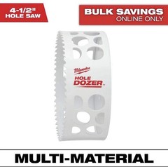 Milwaukee 4-1/2 in. Hole Dozer Bi-Metal Hole Saw