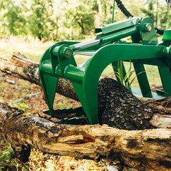 Titan Attachments 60in Root Grapple Bucket Attachment Fits John Deere Loaders