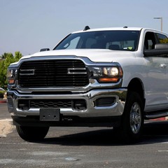 2019-2024 Ram 2500 3500 4500 5500 Halogen Headlights Pair Black