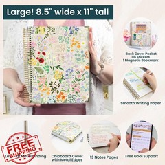 bloom daily planners 2026-27 Garden Party 8.5″ x 11″
