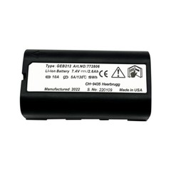 NEW GEB212 Rechargeable Battery 2600mAh for GPS Builder&Flexline ATX1200 A