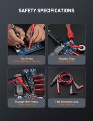Professional 8-Piece Leads Set for Multimeters – 1000V, Ideal for DIY Users