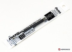 Pentel EnerGel BL110 1.0mm Bold, Black Gel Ink, 3 Pens with 6 LR10-A Refills