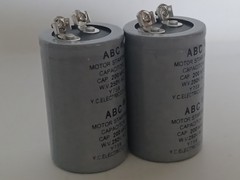 2Pk- 200MFD 200UF 42*70mm ABC CD60 Motor Start Capacitor 125VAC HVAC 125V