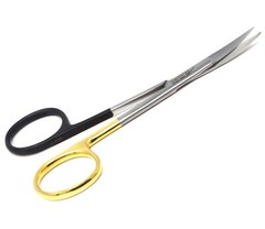 TC Iris Scissors Curved Super Cut Sharp Scissors Dental Surgery Bandage Shears