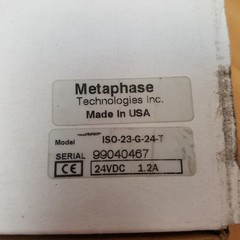 Metaphase ISO-23-G-24-T Single Color Exolight, Green, 24VDC, 1.2 Or 1.1A – NEW