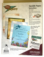 Ampad SCROLL DESIGN Specialty Papers 100 Sheets 8.5 x 11 Acid Free Heavyweight