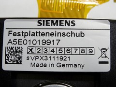 Siemens Hard Drive Bay A5E01019917 9CR711-500 30GB 3600RPM 2MB Cache