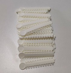 1Pack/1008pcs Dental Ligature Ties Orthodontic Elastic Rubber Bands 38 Colors