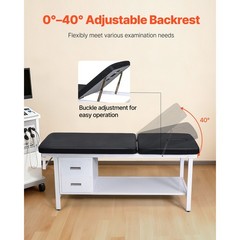 Uimoso Medical Exam Table with Storage Drawers and Shelf for Clinics