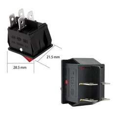 HY1294 Rocker Switch 4 Pin for Electric Welding Machine and Household Applian…
