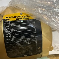 BALDOR ELECTRIC EM31101 W1612223067 – 25HP SUPER-E MOTOR 373-U3S