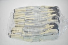 Lot of 12 Pairs PIP Gray/White XL Split Cowhide Leather Work Gloves 11″ Size XL