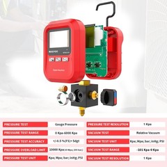 Digital Single Manifold Gauge, HVAC Refrigerants Digital AC Gauges Pressure