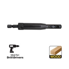 19143 #12 VIX-BIT – 11/64 Inch Self-Centering Hinge Bit with 1/4 Inch Hex Shank