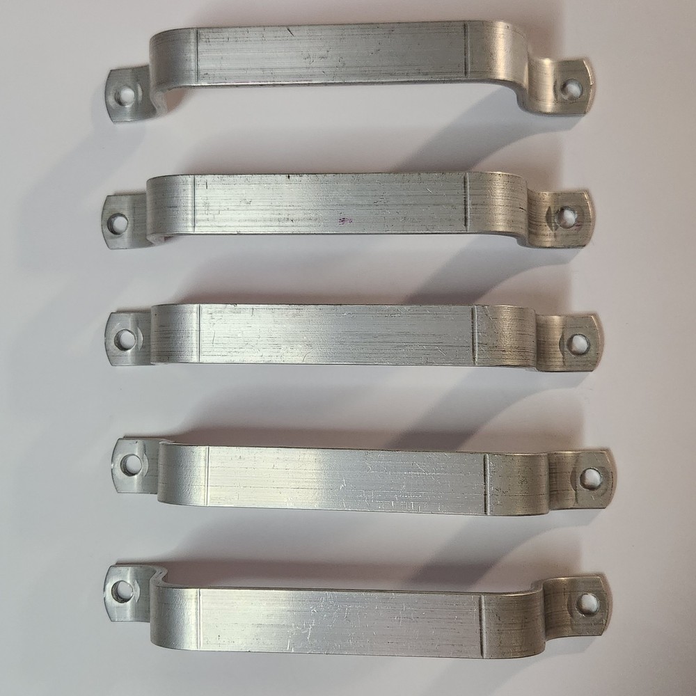 Aluminum Door Drawer Pull Handle 5-5/8″ Length, 3/16″ Hole, 1/8″ Thick 5 pcs Lot