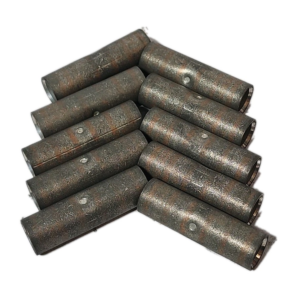 Lot of 10 4/0 AWG Copper Compression Butt Splice Connector Tube Purple Die 15
