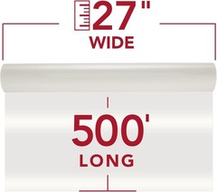 GBC Thermal Laminating Film Roll 2 Pack, NAP I 1″ Poly-In Core 1.5 Mil Laminate
