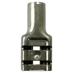 (100) Non Insulated Female 12-10 Gauge Quick Disconnect .250″ Terminal Connector
