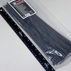 KTOOL (300 PACK)Cable Ties 50lbs Tensile Rating 14″L Strap Width 18″ Black Nylon