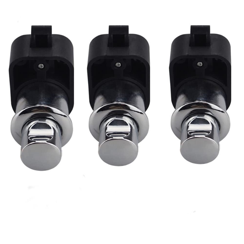 Set of 3 Push Button Lock for RV Motorhome Boat Cabinets