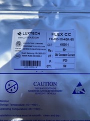 Luxtech Flex CC FX-CC-10-40K-80 4000K-1 36V Constant IP20 Linear Light Strip New