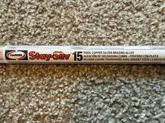 Harris Stay Silv 15 15% Silver Brazing Alloy Rods 1LB 28 Rods 15620F1