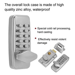 2 ‑ 4 Digits MiNi Mechanical Code Lock Cabinet Indoor Outdoor Door Password