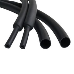 Black Heat Shrink Tube 2:1Unlined &3:1 4:1 Adhesive Glue Lined Heatshrink Sleeve