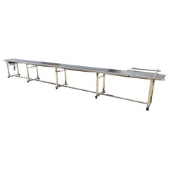 Electric 236×15.7in PVC Belt Industrial Conveyor Machine Speed Adjustable 110V