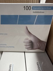 Clear/Translucent Exam/Medical Nitrile Gloves Disposable 4mil 1000PCS Free Ship