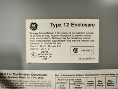 GE General Electric 300 Line Control CR307F2044EFBTL Combination Starter Breaker