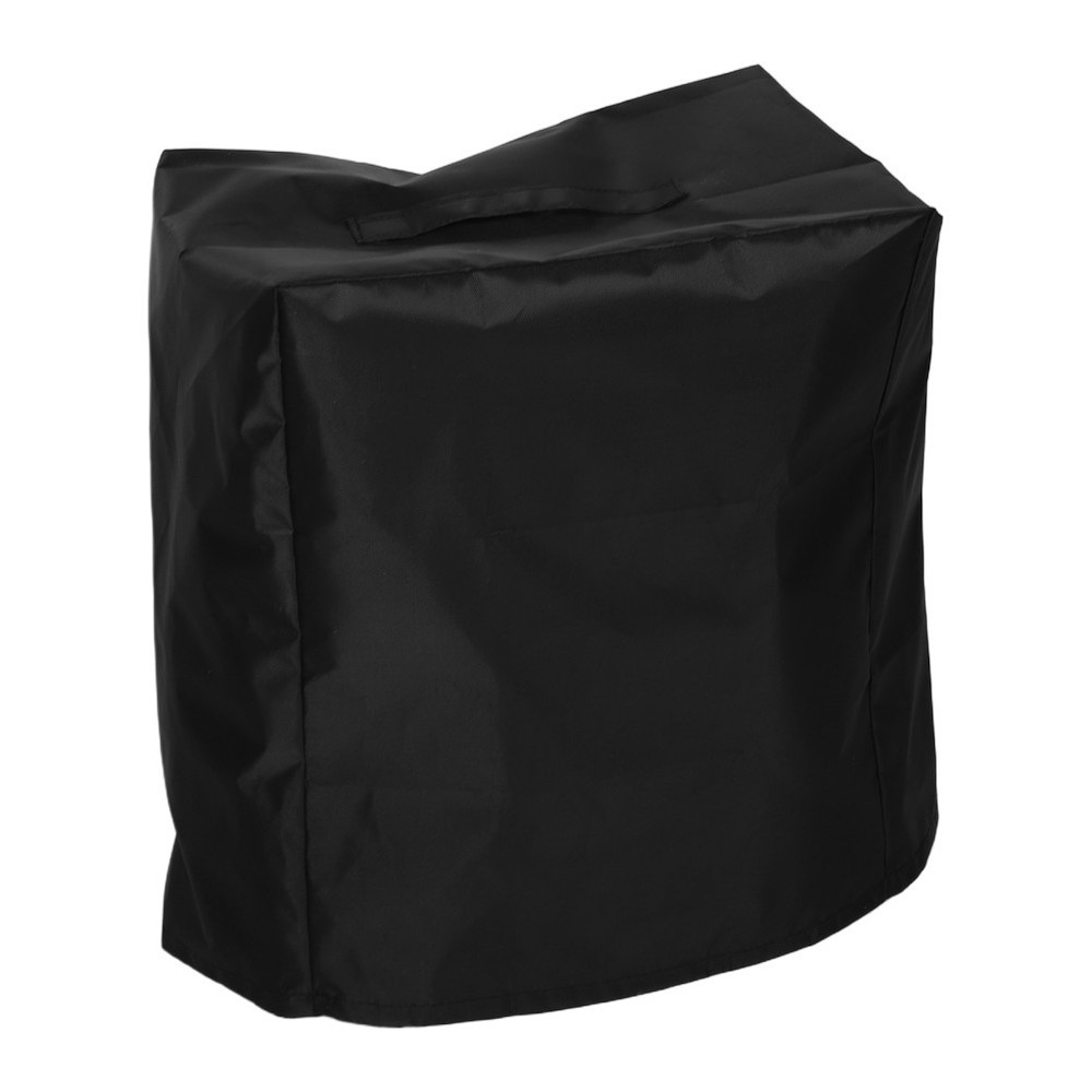 Paper Shredder Cover in Black Oxford Fabric with Design