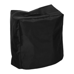 Paper Shredder Cover in Black Oxford Fabric with Design