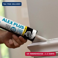 DAP INC 18152 10.1oz White Alex Plus Acrylic Latex Caulk with Silicone