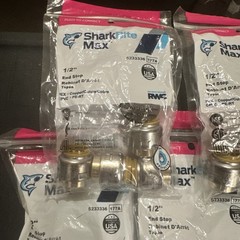 32 Sharkbite Max Push To Connect 1/2” End Stop New Sealed (384)