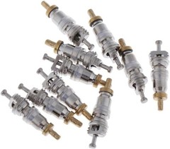 20 Pack Valve Core Replacement Copper High Pressure R22 R32 R410A Schrader Valve